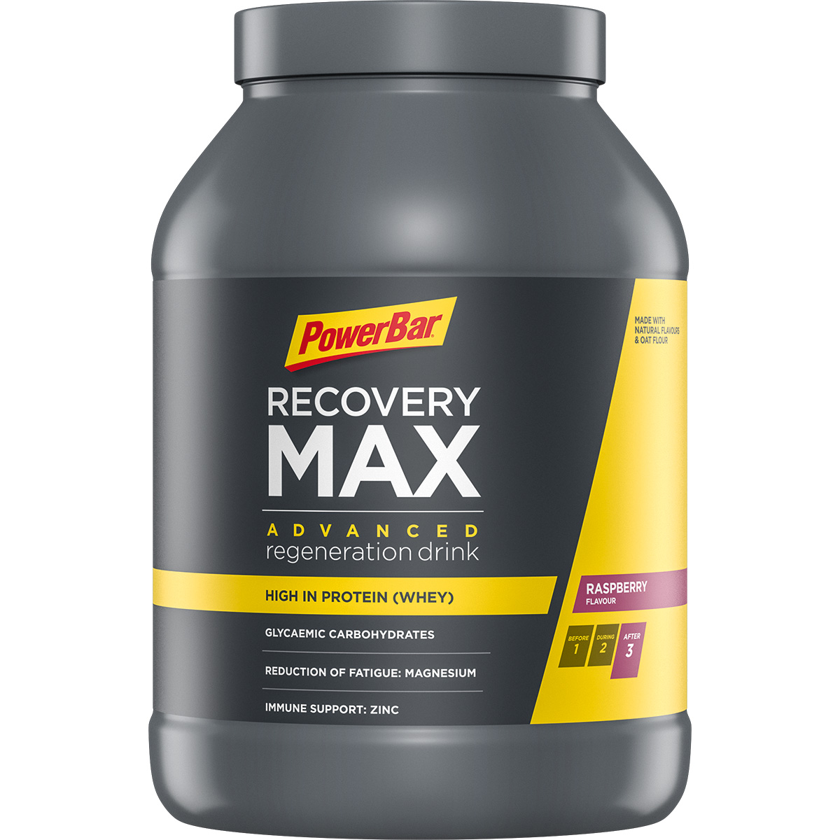 Bild von PowerBar Recovery Max 1144g - Raspberry - Regeneration Drink