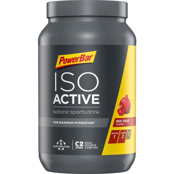 Bild von PowerBar Isoactive 1320g - Red Fruit Punch - Isotonic Sports Drink