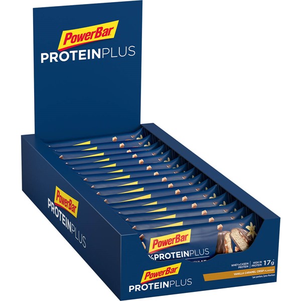 Bild von 15x PowerBar 30% Protein Plus - Vanilla-Caramel-Crisp (Box)