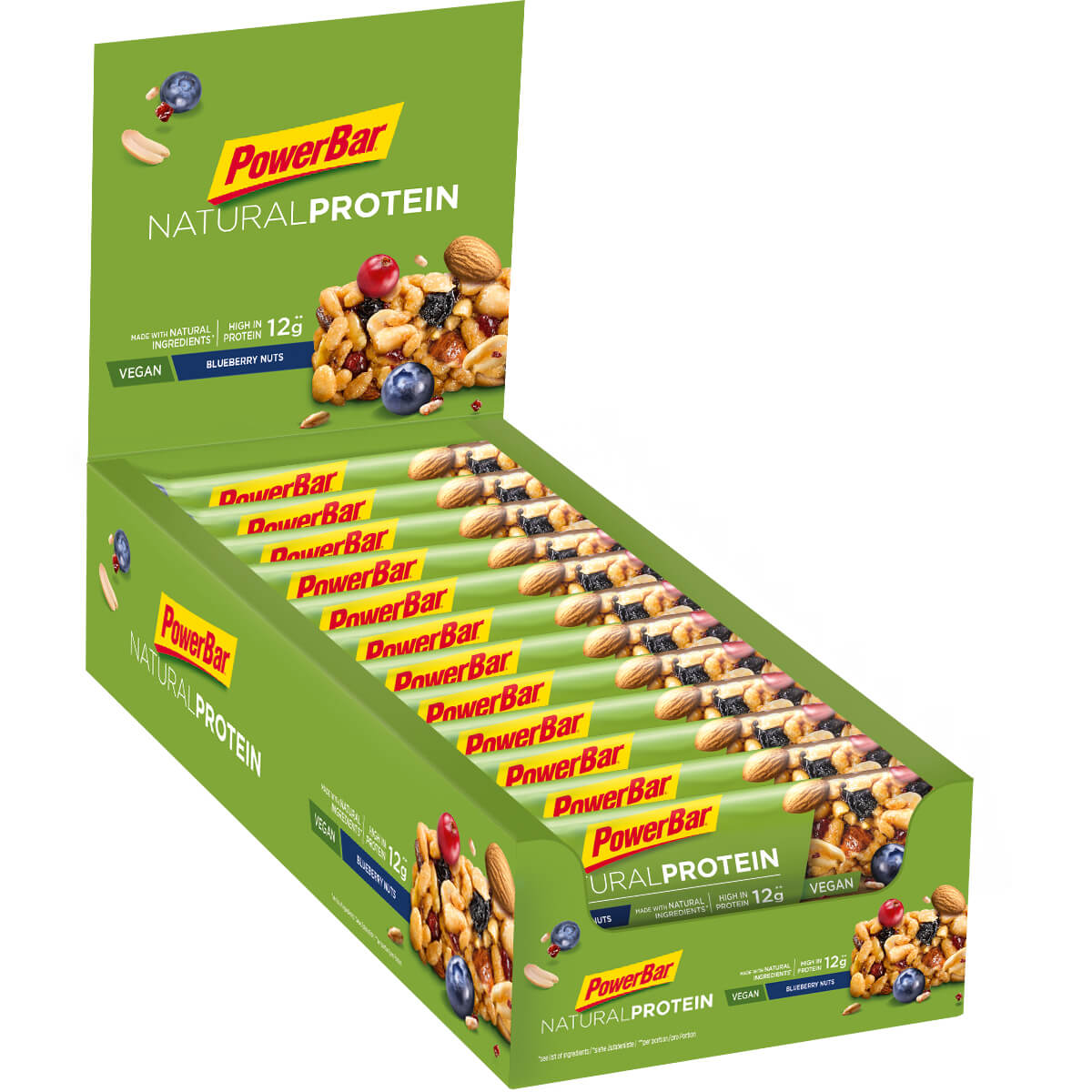 Bild von 24x PowerBar Natural Protein - Blueberry Nuts (Box)