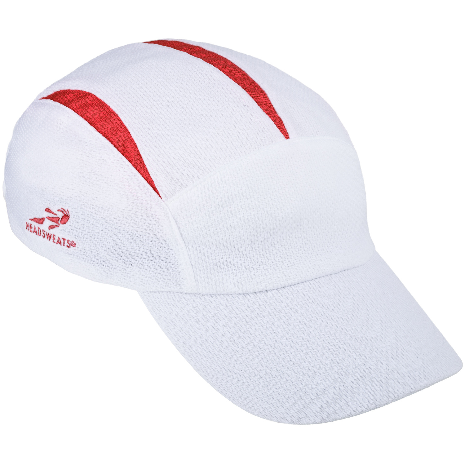 Bild von Headsweats Go Hat white-red - Laufkappe weiss-rot