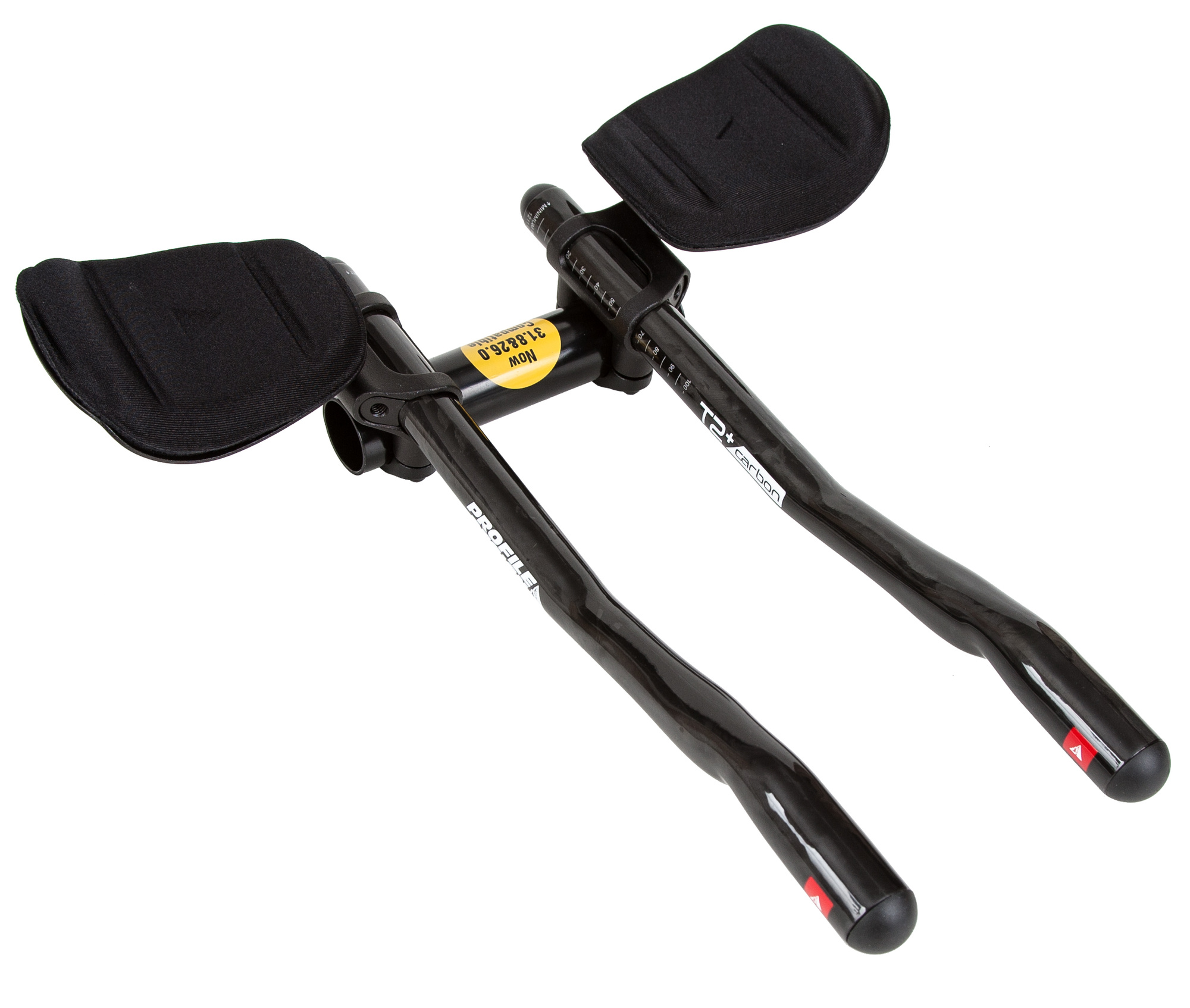 Profile Design T2 Plus Carbon - Lenkeraufsatz mit S-Bend Extensions J4  Brackets & F35 Auflagen - multisportartikel.de