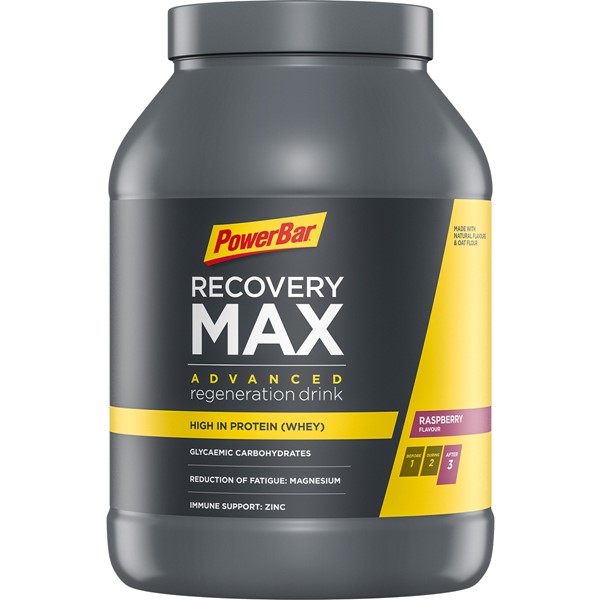 Bild von PowerBar Recovery Max 1144g - Raspberry - Regeneration Drink