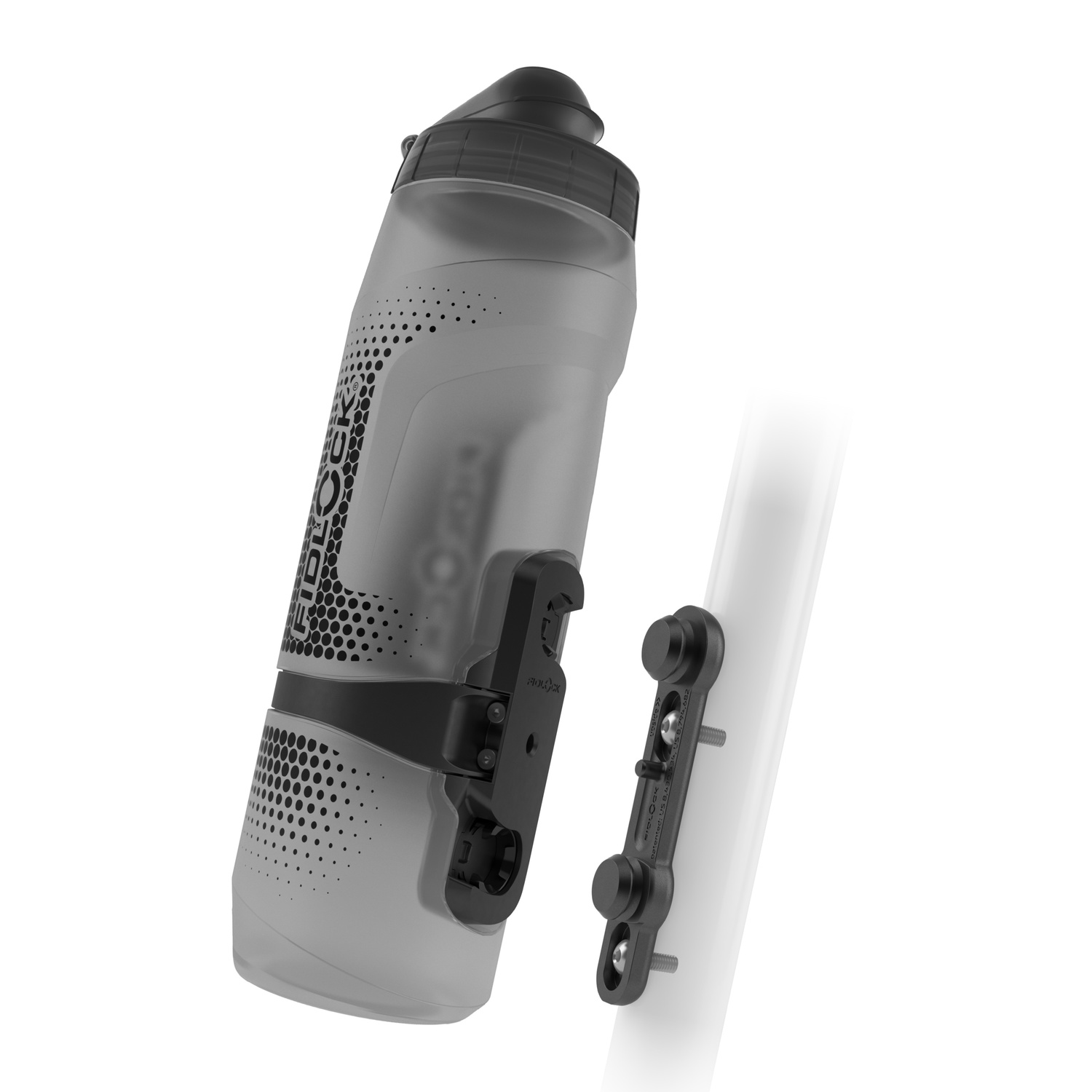 Bild von Fidlock TWIST Bottle 800 + Bike Base - transparent black (TBL)