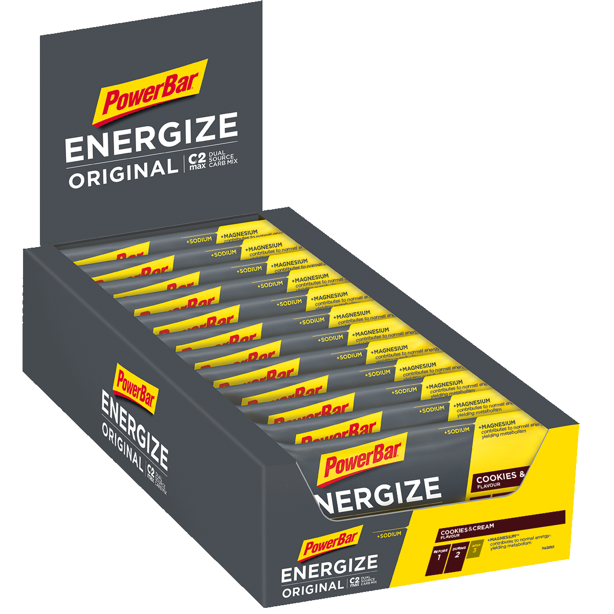 Bild von 25x PowerBar Energize Original - Cookies & Cream (Box)