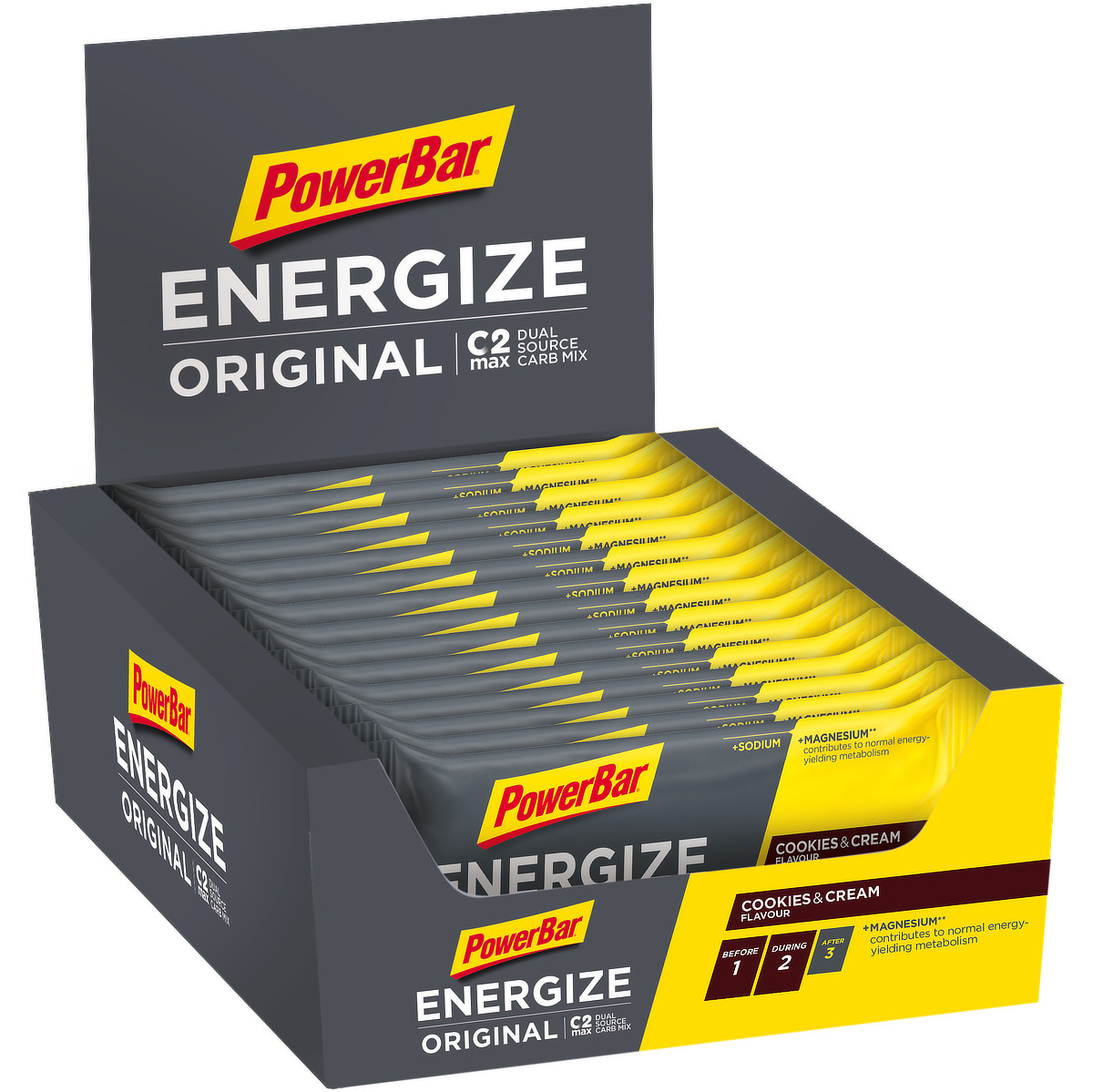 Bild von 15x PowerBar Energize Original - Cookies & Cream (Box)