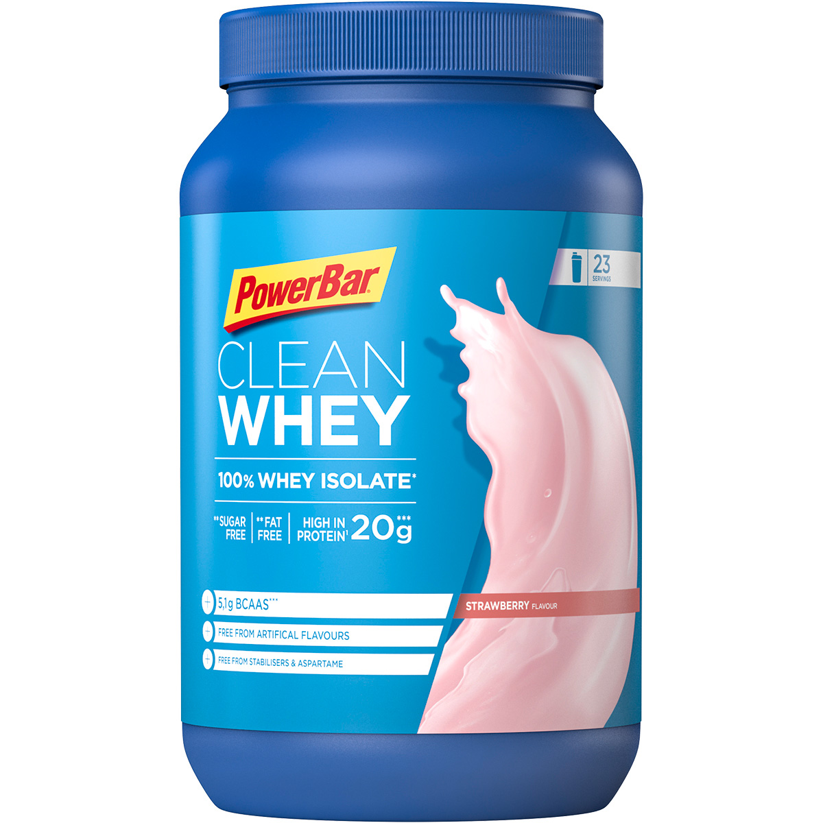 Bild von PowerBar Clean Whey 570g - Strawberry - 100% Whey Isolate