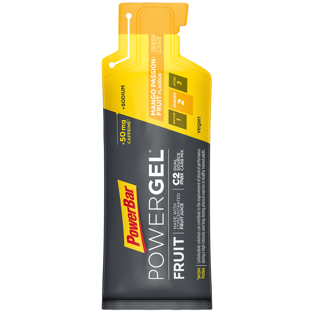 Bild von PowerBar Powergel Fruit - Mango Passionfruit mit Koffein