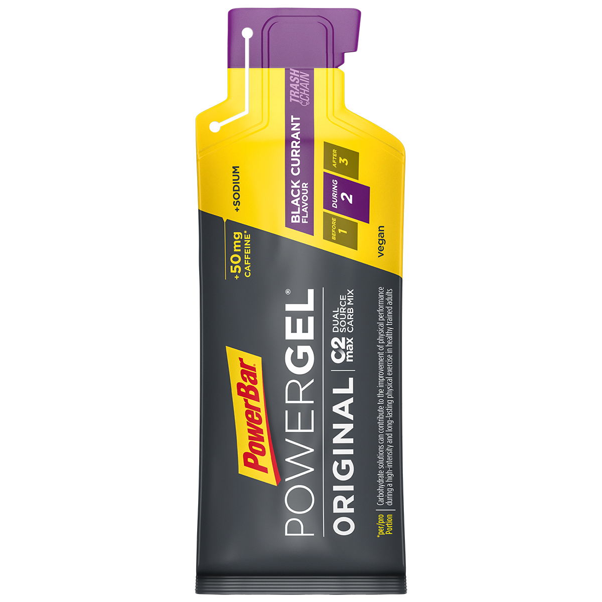 Bild von PowerBar Powergel Original - Black Currant mit Koffein