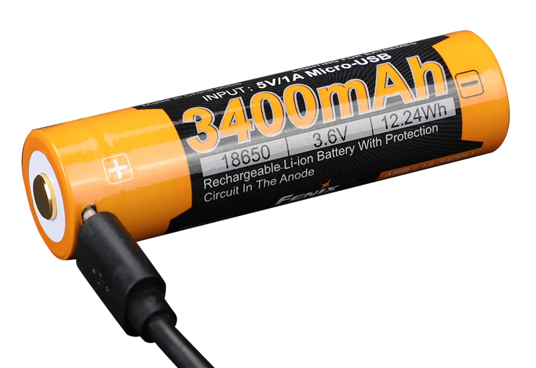 Bild von Fenix ARB-L18-3400U 18650 Lithium Ionen Akku 3400 mAh