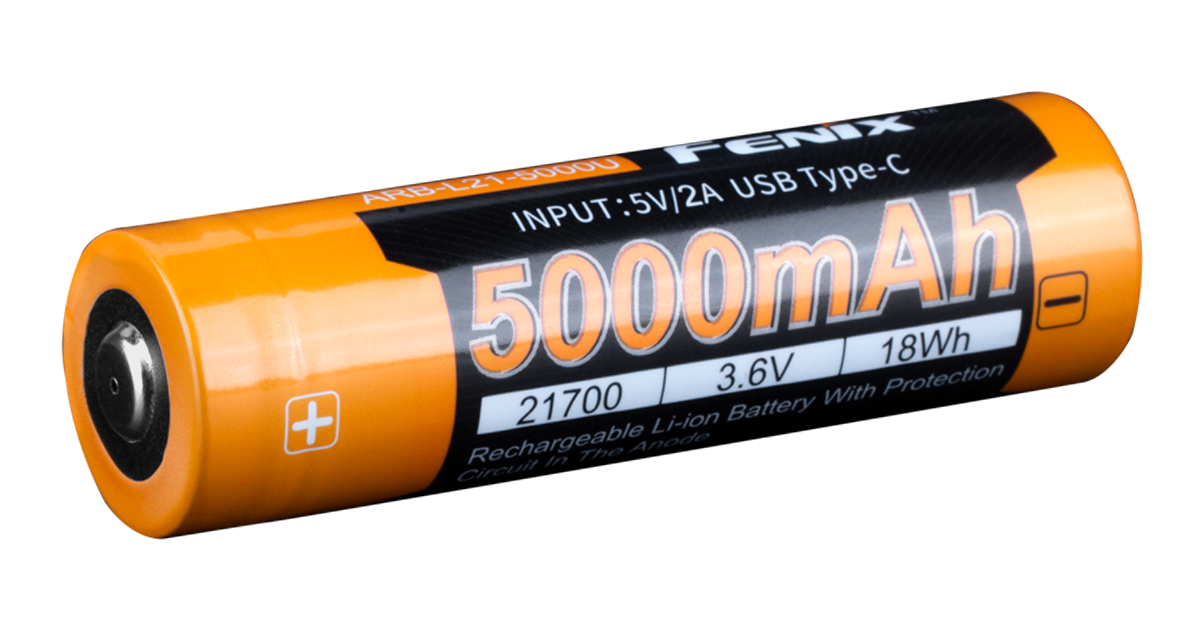 Bild von Fenix ARB-L21-5000U 21700 Lithium Ionen Akku 5000 mAh